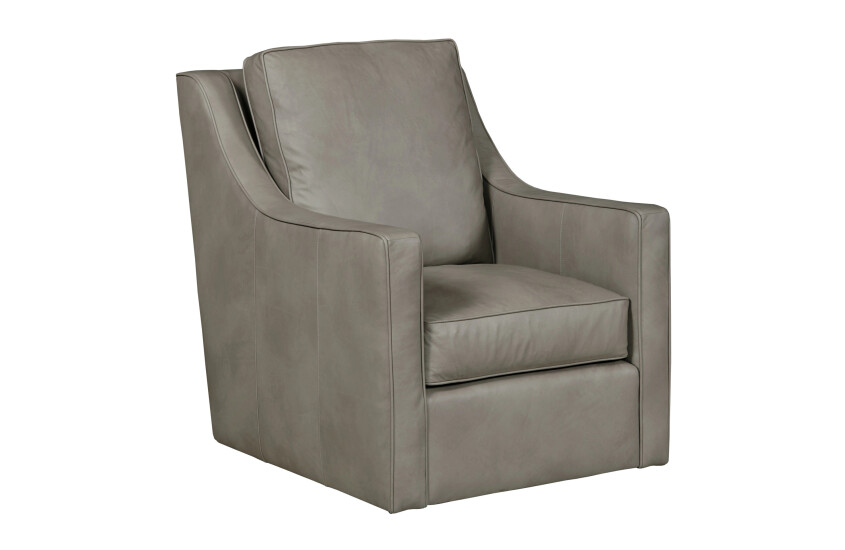 BRADLEY SWIVEL GLIDER - LEATHER 257