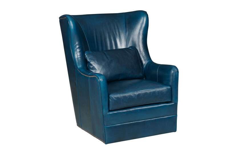 ASHER SWIVEL CHAIR - LEATHER 293