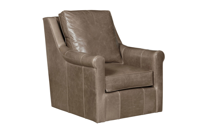BRICE SWIVEL GLIDER - LEATHER 300