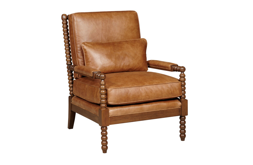 JENNY SPOOL CHAIR - LEATHER 306