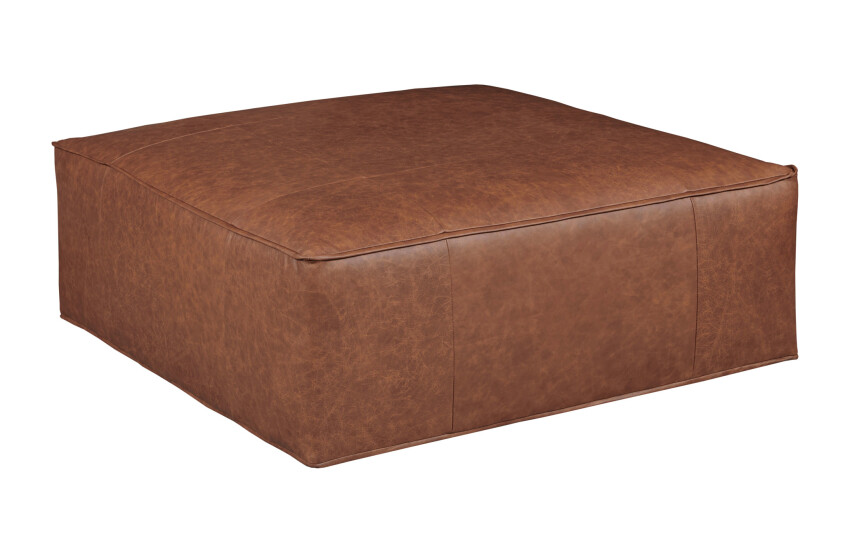 BARNES LOUNGING OTTOMAN - LEATHER 177