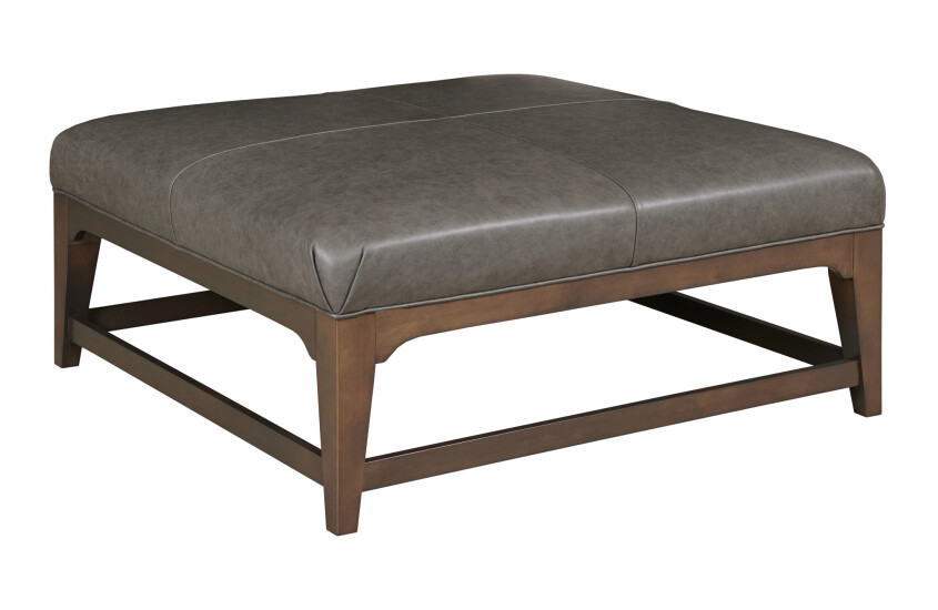 JAMISON COCKTAIL OTTOMAN - LEATHER 211