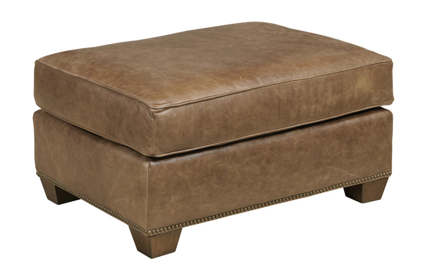 EDISON OTTOMAN - LEATHER 62