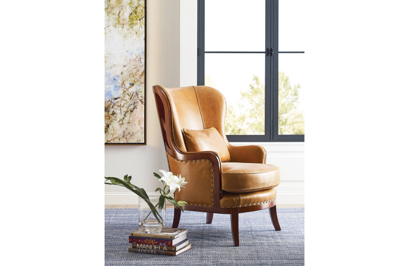 COLLIER CHAIR - LEATHER Room