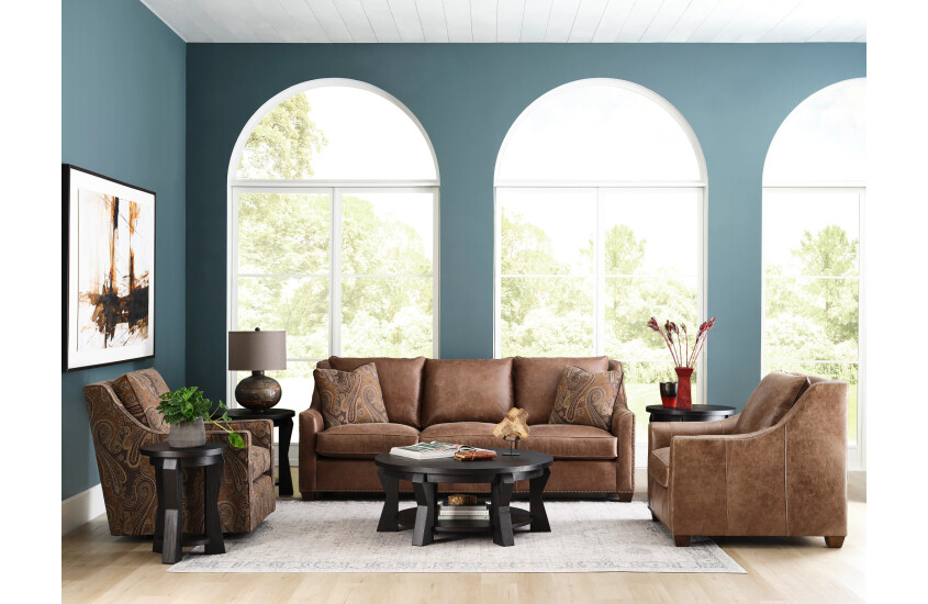 EDISON LARGE SOFA - LEATHER Room 2