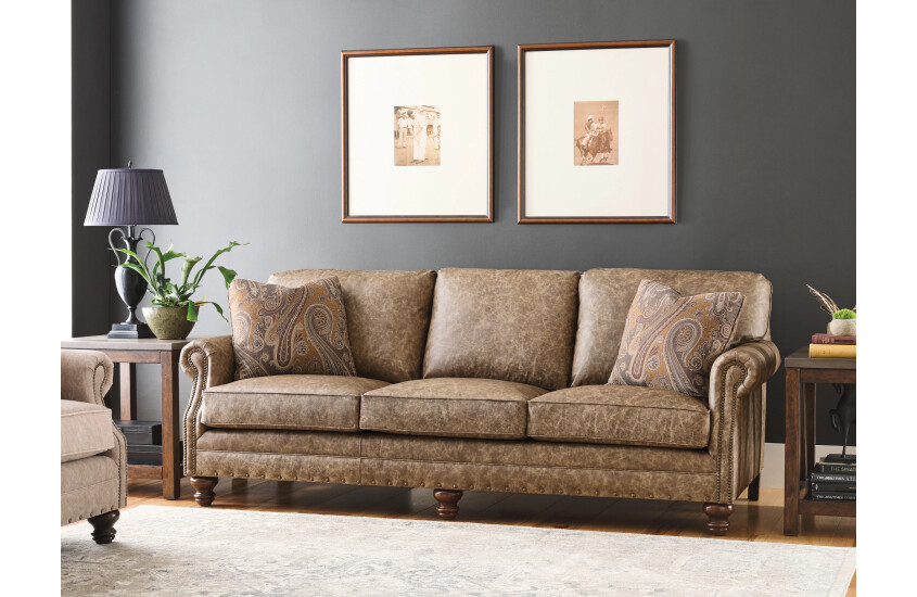 BAYHILL LARGE SOFA - LEATHER Room