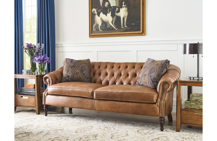 WELLSLEY SOFA - LEATHER Room