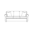 Types Small Sofa 3 Cushion